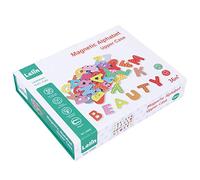 Lelin Wooden Magnetic Letters - Fridge Magnets (60 Pieces)