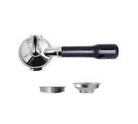 LELIT - LELIT58 1-Way Portafilter - Single Spout - Includes Stainless Steel Filters - Classic Handle - PLA585S - Silver/Polished Black