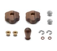LELIT - Marax Upgrade Kit - For Mara & MaraX Coffee Machines - Water Steam Knobs & Lever - PLA2200 - Walnut Wood