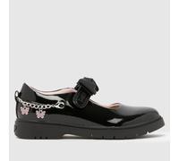 Lelli Kelly Black Isabella Charm Girls Junior Shoes UK 12 (EU 31)
