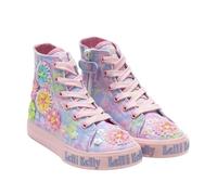 Lelli Kelly Canvas Girls Baseball Boots Eloise Mid Ankle LK4910