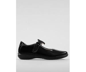 Lelli Kelly Colourissima School Dolly Shoes, Black Patent, Size 8.5 Younger Black Patent