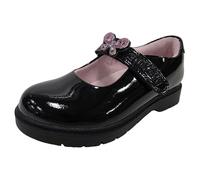 Lelli Kelly Girls Black Patent Melody School Shoes LK8933 (NE03) (Black, UK Footwear Size System, Little Kid, Women, Numeric, Medium, 11)
