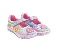 Lelli Kelly Girls Eloise Dolly Canvas Shoes Sequin Flowers LK4911 (Lilac, UK Footwear Size System, Little Kid, Numeric, Medium, 6.5)