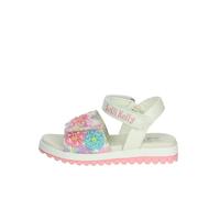 Lelli Kelly Girls Embroidered Floral White/Pink Eloise Sandals LK4890 (B00) 11.5 UK 30 EU