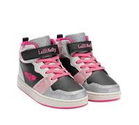 Lelli Kelly Girls Gaia Black Silver Pink Glitter Ankle Boots LK4416 (AGNE) (Black/Silver, UK Footwear Size System, Little Kid, Women, Numeric, Medium, 8)