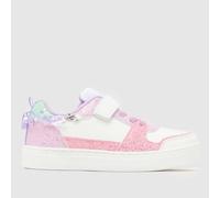 Lelli Kelly Girls Gioiello Trainers in White & Pink, Size: 8 UK 8 (EU 26)