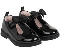 Lelli Kelly Kaya T-Bar Black Patent Girls School Shoes Kids 12 UK