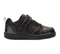 Lelli Kelly LK2120 (AB01) Paris Low Black Heart Hook & Loop Trainers (Black, UK Footwear Size System, Big Kid, Women, Numeric, Medium, 1)