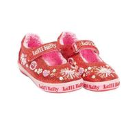 Lelli Kelly LK3860 (GD01) Dafne Red Glitter Warm Lined Canvas Uppers (9)