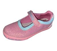 Lelli Kelly LK4148 (R0CE) Milly Rosa Pink Glitter Canvas Dolly Shoes (Rosa/Celeste, UK Footwear Size System, Little Kid, Women, Numeric, Medium, 7)