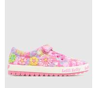 Lelli Kelly Pink Multi Eloise Girls Junior Trainers UK 1 (EU 33)