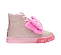 Lelli Kelly Rue Girls Pink Glitter High Top Trainers Baseball Boots LKEA5405 (Pink, UK Footwear Size System, Little Kid, Numeric, Medium, 13)