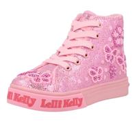 Lelli Kelly Taylor Warm Lined Girl's Sparkly Hi Top Trainers (Rosa, UK 1, UK Footwear Size System, Big Kid, Women, Numeric, Medium, 1)