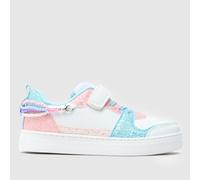 Lelli Kelly White Multi Gioiello Girls Junior Trainers UK 1 (EU 33)
