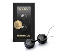 LELO Beads Noir - Premium Silicone Ben Wa Balls, Kegel Exerciser | This premium edition of silicone ben wa balls offers an elegant design for pelvic floor toning and pleasure enhancement.