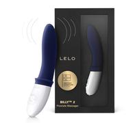 LELO Billy 2 Vibrating Prostate Massager, Anal Vibrator for Men with 8 Pleasure Settings, Smooth and Rechargeable Anal Plug, Anal Toys for Men, Mens Prostate Toy, Deep Blue