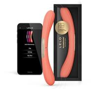 LELO Boomerang - Dual Vibrator for Couples, Double Sided, Coral Red