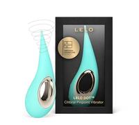 LELO DOT Clitoral Pinpoint Vibrator for Women, Adult Sex Toy with Elliptical Motion and 8 Pleasure Settings, Clitoral Stimulator Adult Toy, High Frequency Personal Vibrator and Clit Toy, Aqua