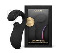 LELO Enigma Cruise - Dual Stim. Vibrator, G-Spot and Clit Toy, Black