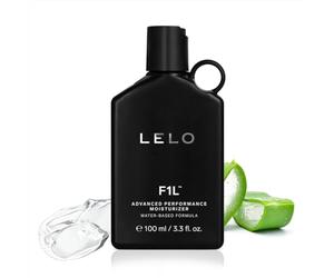 LELO F1L Silky Smooth Water-Based Lubricant, Personal Lubricant Water Based, Personal Lubricants for Privacy, 100 ml / 3.3 fl. oz