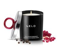LELO Flickering Touch Massage Candle, Black Pepper & Pomegranate | This massage candle melts into warm oil, delivering a luxurious skin treatment for sensual, soothing massage.