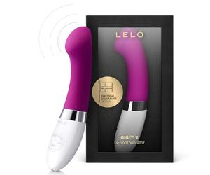LELO Gigi 2 G Spot Vibrator for Her, Personal Massager, Powerful G Spot Toy with 8 Vibration Patterns, Curved Silent Vibrator for Mind Blowing Fun, Adult Toy, Deep Rose
