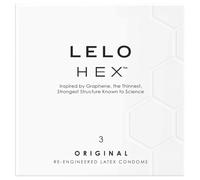 LELO Hex Original - Luxury Condoms (3 Pack)