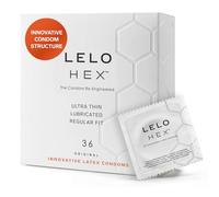 LELO Hex Extra Safe Original Condoms Extra Safe 12 Pack 54mm