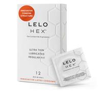 LELO HEX Original Ultra Thin Condoms with Increased Strength, Male Condom, Lubri