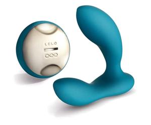 LELO Hugo Remote Controlled Rechargeable Prostate Massager Ocean Blue