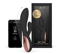 LELO INA Thrust Rabbit Vibrator, G Spot Clitoral Massager Black