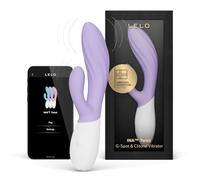 LELO INA Twist Rabbit Vibrator, G Spot Clitoral Massager Lavender