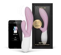 LELO INA Twist Rabbit Vibrator, G Spot Clitoral Massager Soft Pink
