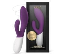 LELO INA Wave 2 Rabbit Vibrator, G Spot Clitoral Massager Purple