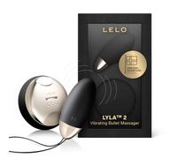 LELO LYLA 2 Bullet Vibrator for Women, Silicone Handheld Massage Toy with Sense Motion Technology, Remote Control Vibrator, Bullet Egg, Vibrating Egg Sex Toy, Black