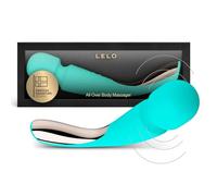 LELO Smart Wand Large - All-Over Body Massager, 10 Patterns, Aqua