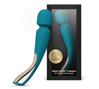 LELO Smart Wand Medium - Personal Wand Massager, Waterproof, Ocean Blue