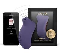 LELO SONA 3 Female Sonic Massager with Bluetooth App, 12 Pleasure Settings and Sonic Wave Technology, Sucking Vibrator Women Sex Toys, Adult Toy for Women, Clitoral Suction Vibrator, Cyber Purple