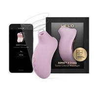LELO SONA 3 Cruise Female Sonic Massager, Sucking Vibrator Women Sex Toys with Bluetooth App, 12 Settings and Sonic Waves, Adult Sex Toy for Women, Female Vibrators, Suction Vibrator Toys, Soft Pink