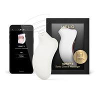 LELO SONA 3 Female Sonic Massager with Bluetooth App, 12 Pleasure Settings and Sonic Wave Technology, Sucking Vibrator Women Sex Toys, Adult Toy for Women, Clitoral Suction Vibrator, White
