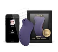 LELO SONA 3 Female Sonic Massager with Bluetooth App, 12 Pleasure Settings and Sonic Wave Technology, Sucking Vibrator Women Sex Toys, Adult Toy for Women, Clitoral Suction Vibrator, Cyber Purple