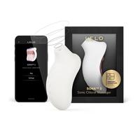 LELO SONA 3 Female Sonic Massager with Bluetooth App, 12 Pleasure Settings and Sonic Wave Technology, Sucking Vibrator Women Sex Toys, Adult Toy for Women, Clitoral Suction Vibrator, White