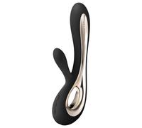 LELO Soraya 2 - Rechargeable, Waterproof Dual-Action Vibrator (Black)