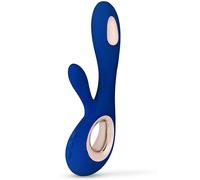 Lelo Soraya Wave Rechargeable Rabbit Vibrator Midnight Blue