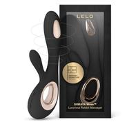 LELO Soraya Wave - Thrusting Rabbit Vibrator, WaveMotion Tech, Black