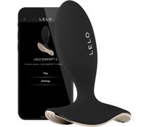 LELO Surfer 2 Unisex Anal Plug, Vibrating Butt Plug, App Controlled Sex Toy with 6 Pleasure Settings, Anal Sex Toys, Adult Toys & Games (Black)