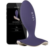 LELO Surfer 2 Unisex Anal Plug, Vibrating Butt Plug, App Controlled Sex Toy with 6 Pleasure Settings, Anal Sex Toys, Adult Toys & Games (Cyber Purple)