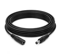Leloco 5.5mm x 2.1mm 3 Meter DC Extension Cable with Nail Clips Niversal DC 12 Volt Power Supply Extension Cable for Security Cameras, LED Strip, CCTV IP Surveillance, Router, Printer