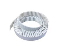 Leloo 3M T5 PU Open Timing Belt, 16MM, White, Polyurethane With Steel Core, For 3D Printer